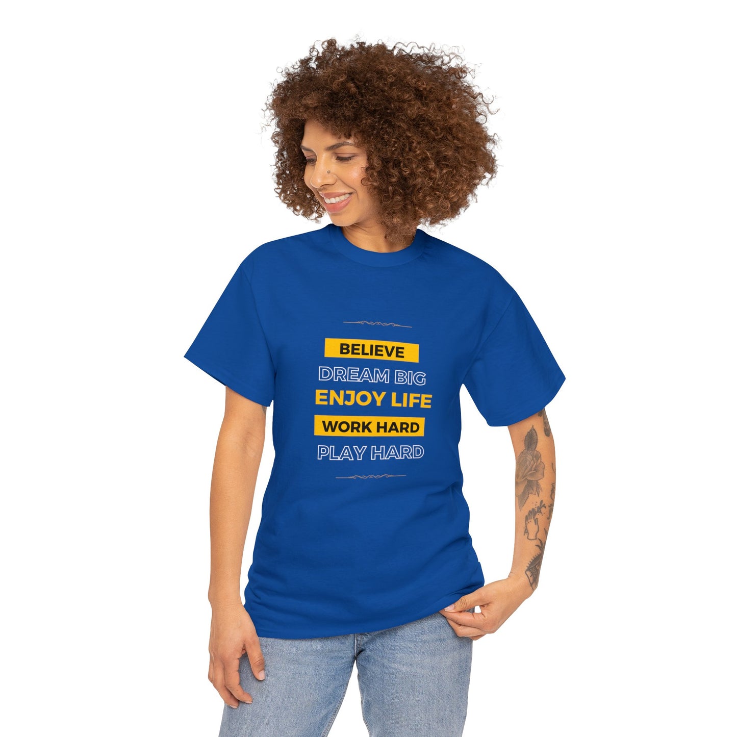 Believe T-shirt Gold