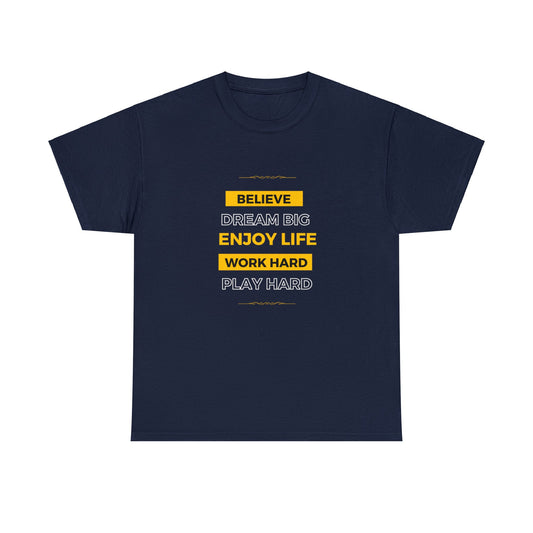 Believe T-shirt Gold
