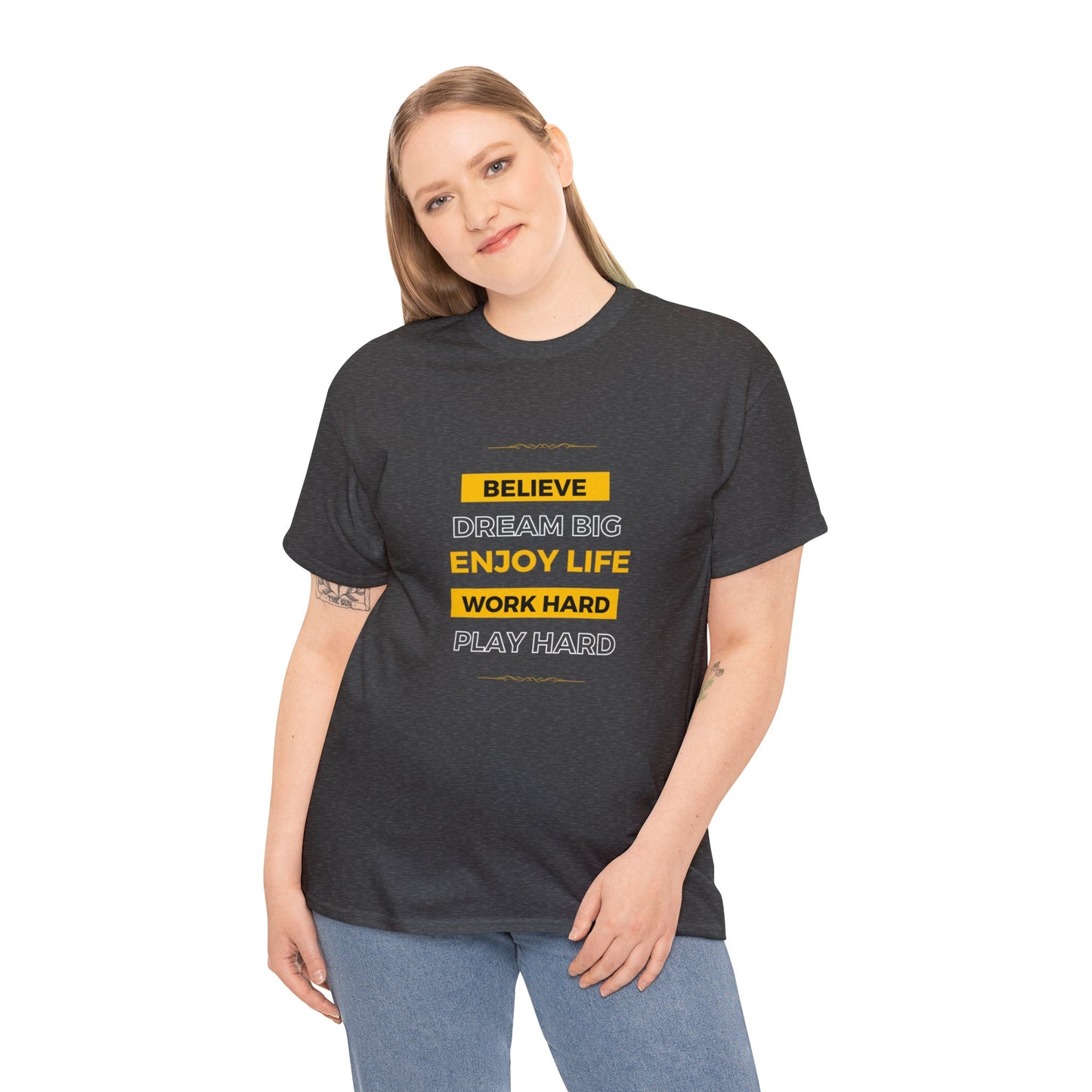 Believe T-shirt Gold