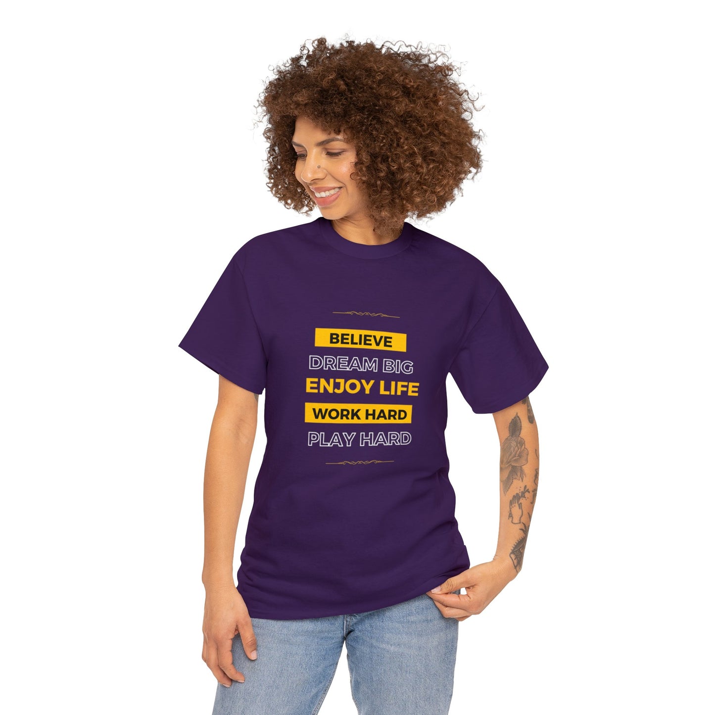 Believe T-shirt Gold