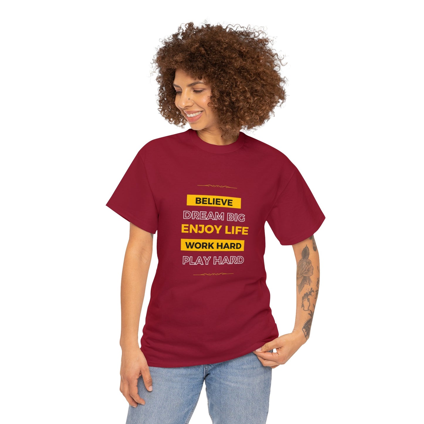 Believe T-shirt Gold