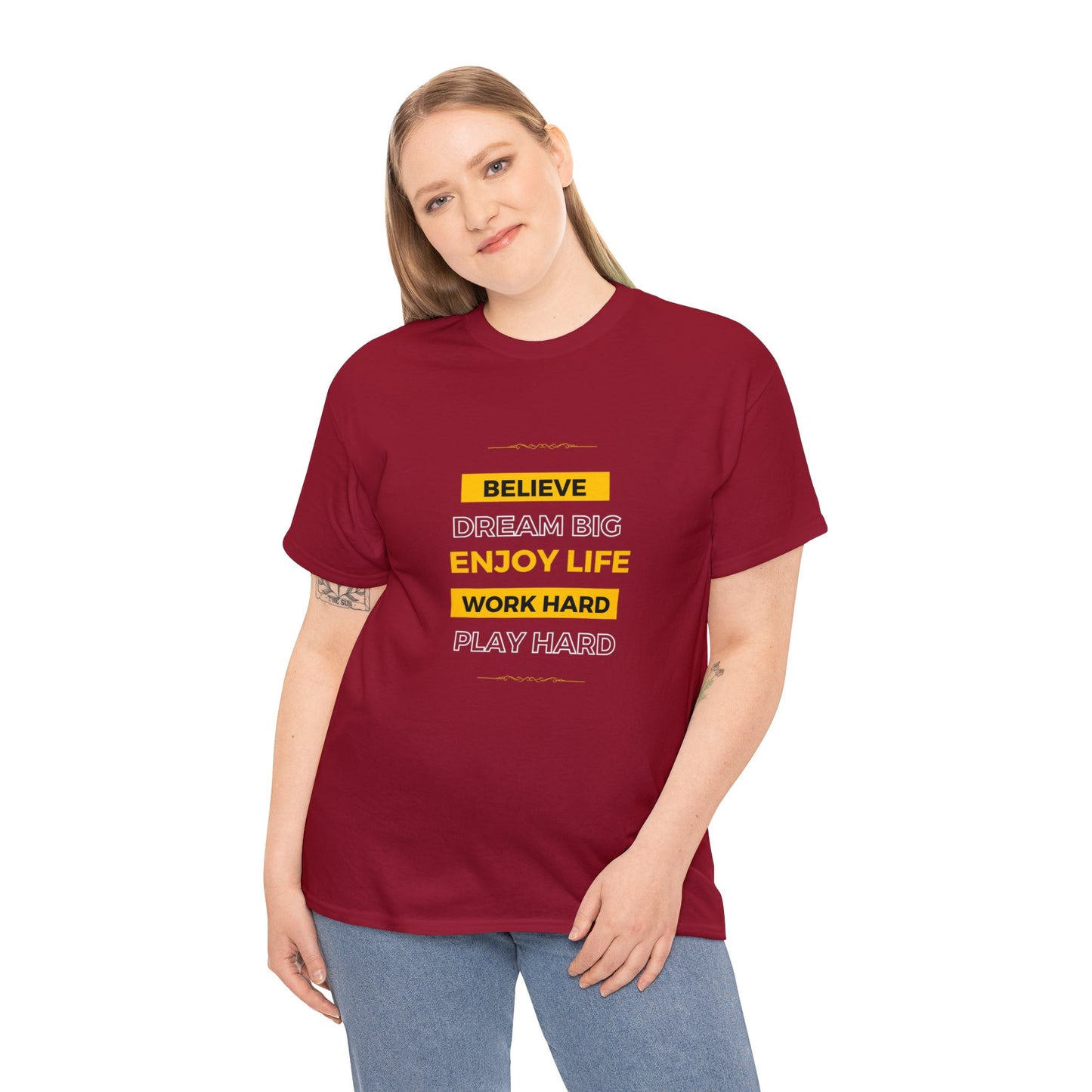 Believe T-shirt Gold