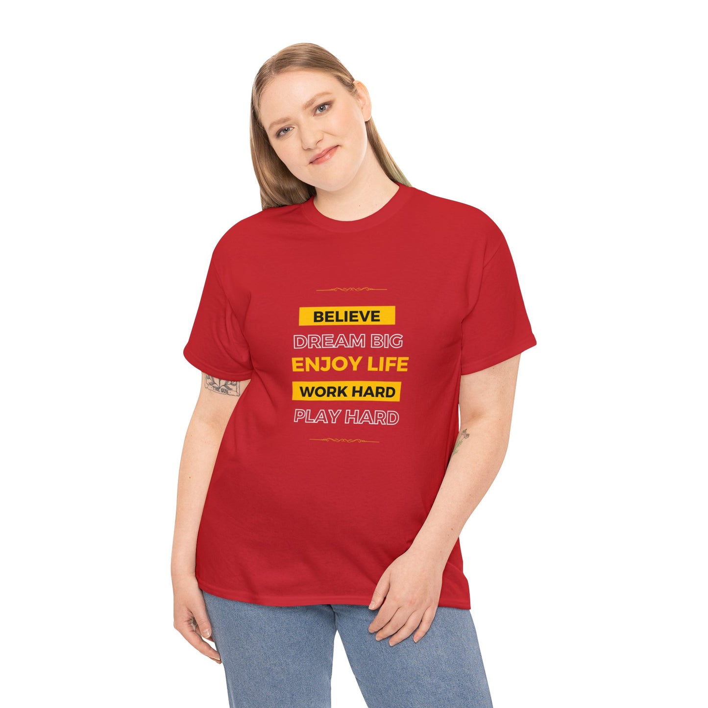 Believe T-shirt Gold