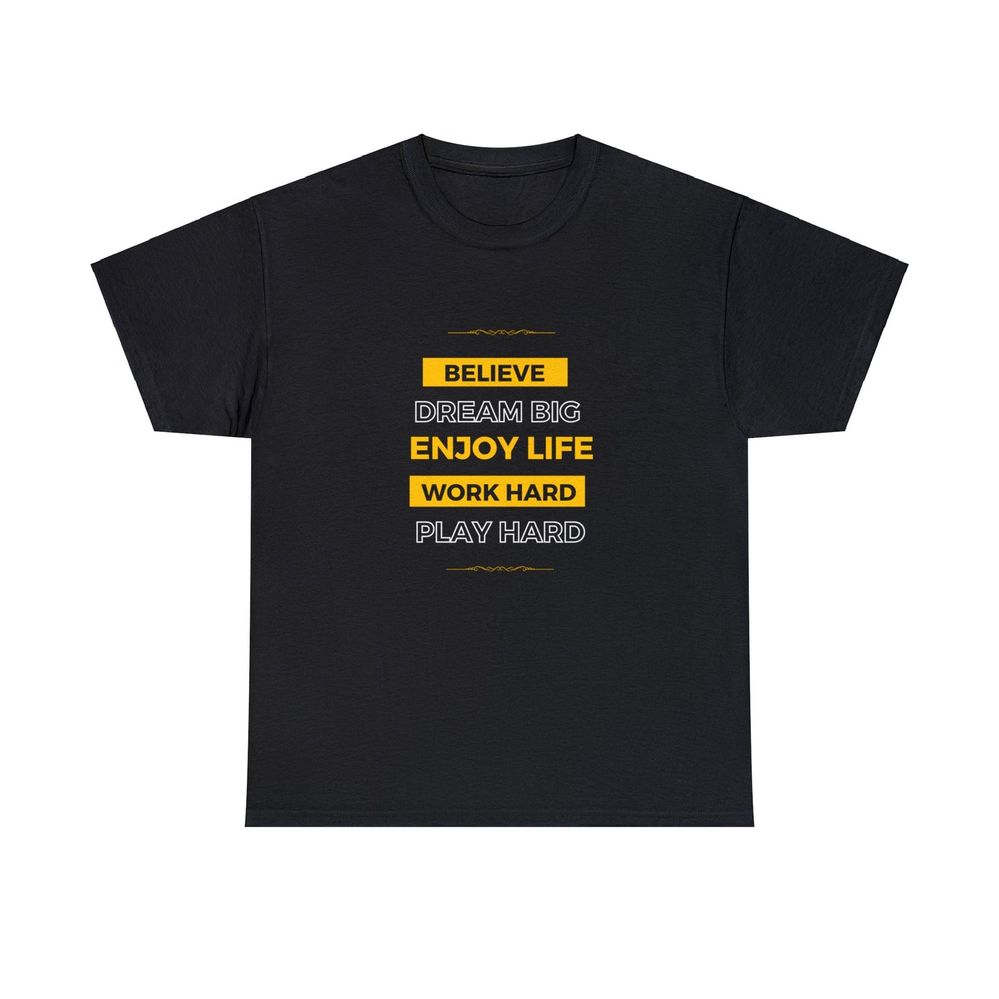 Believe T-shirt Gold