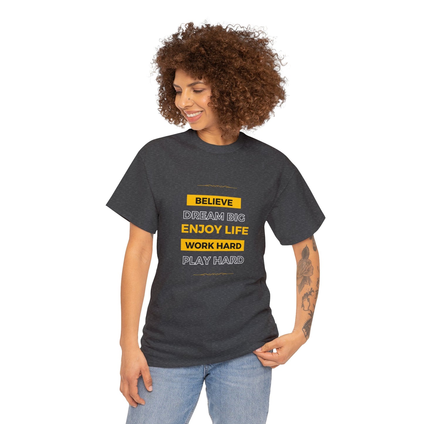 Believe T-shirt Gold