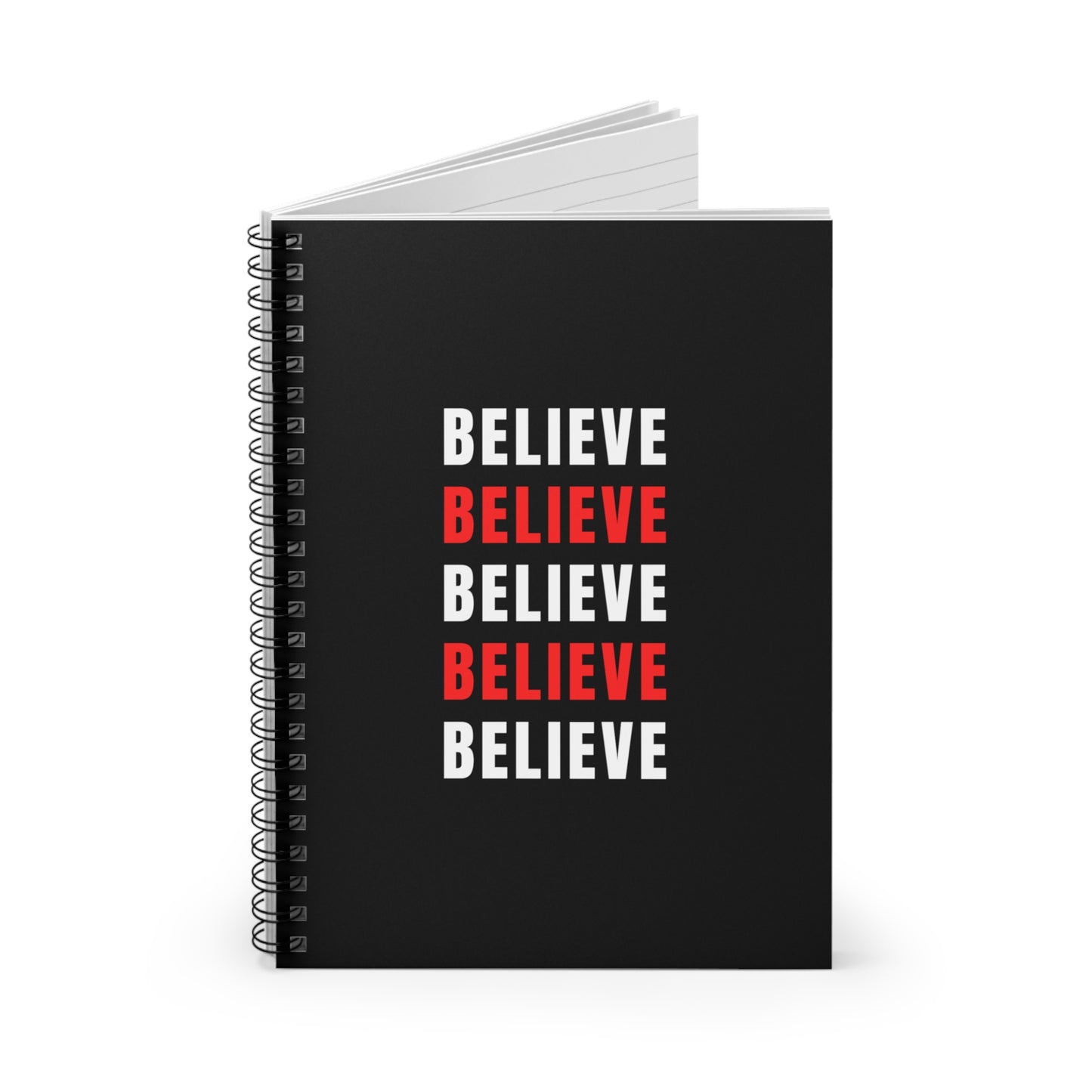 Believe Spiral Notebook - Ruled Line