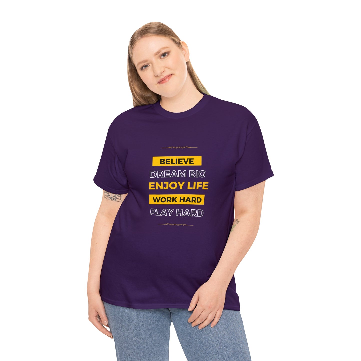 Believe T-shirt Gold