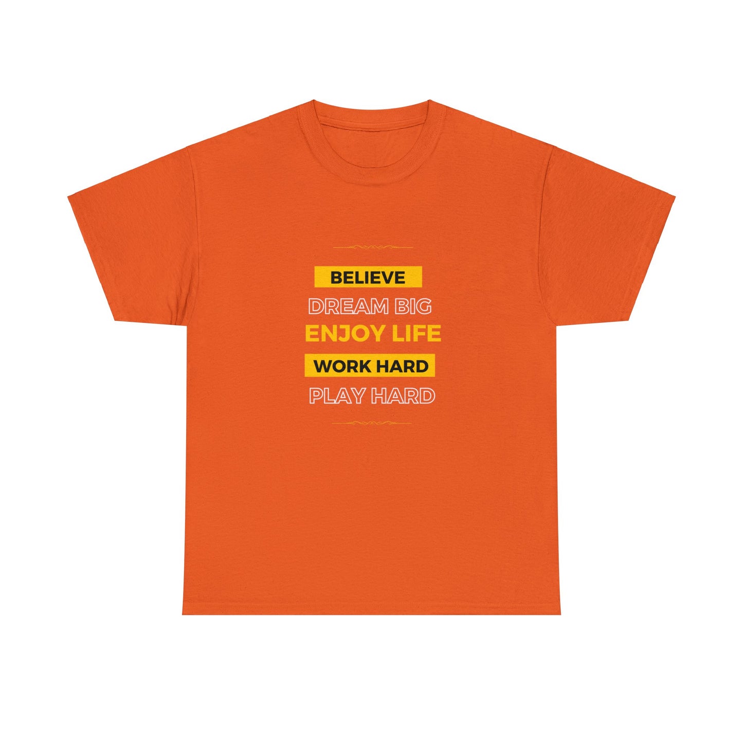 Believe T-shirt Gold