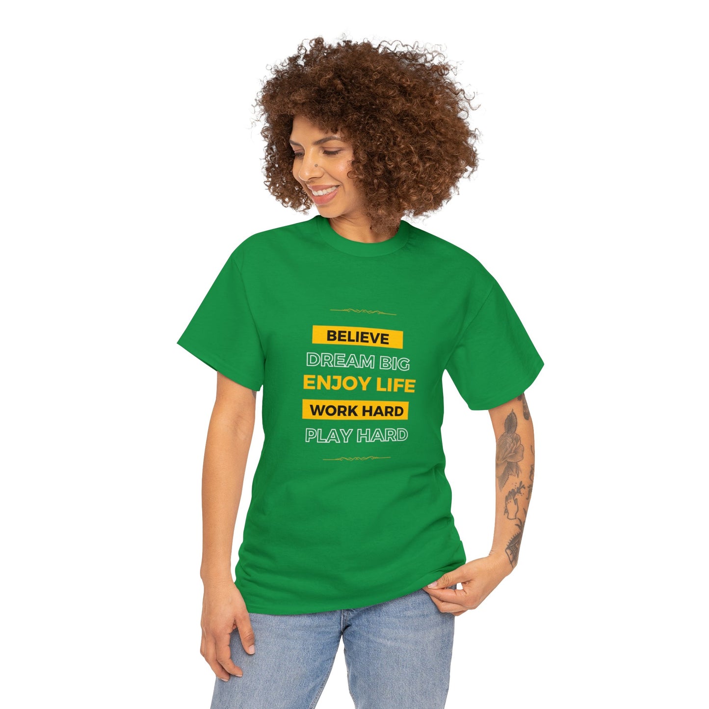 Believe T-shirt Gold