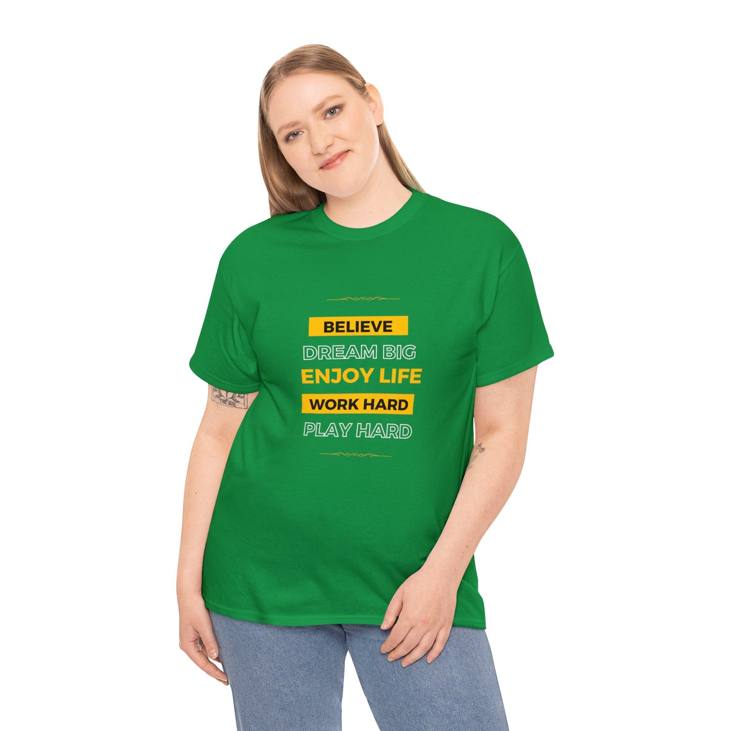 Believe T-shirt Gold