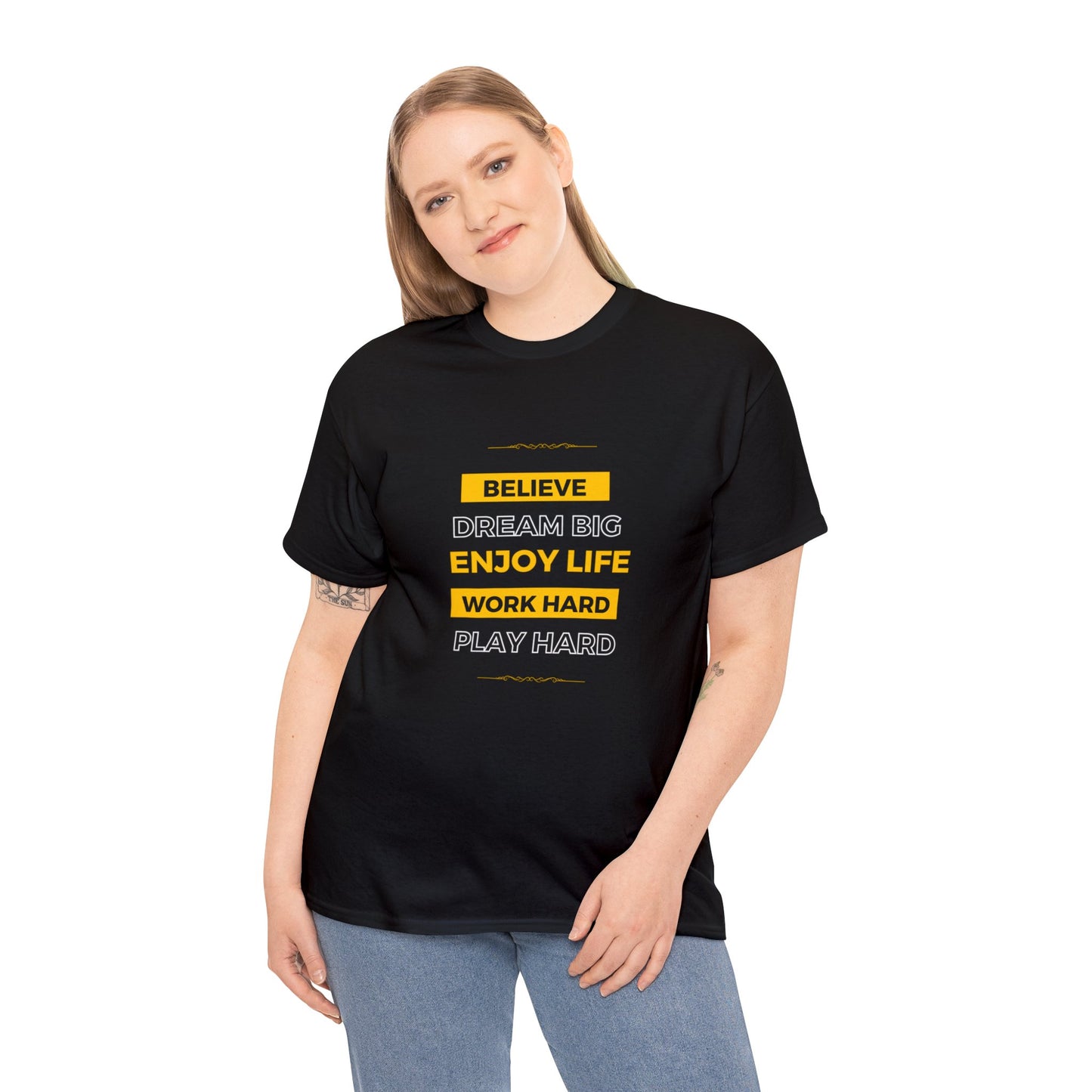 Believe T-shirt Gold