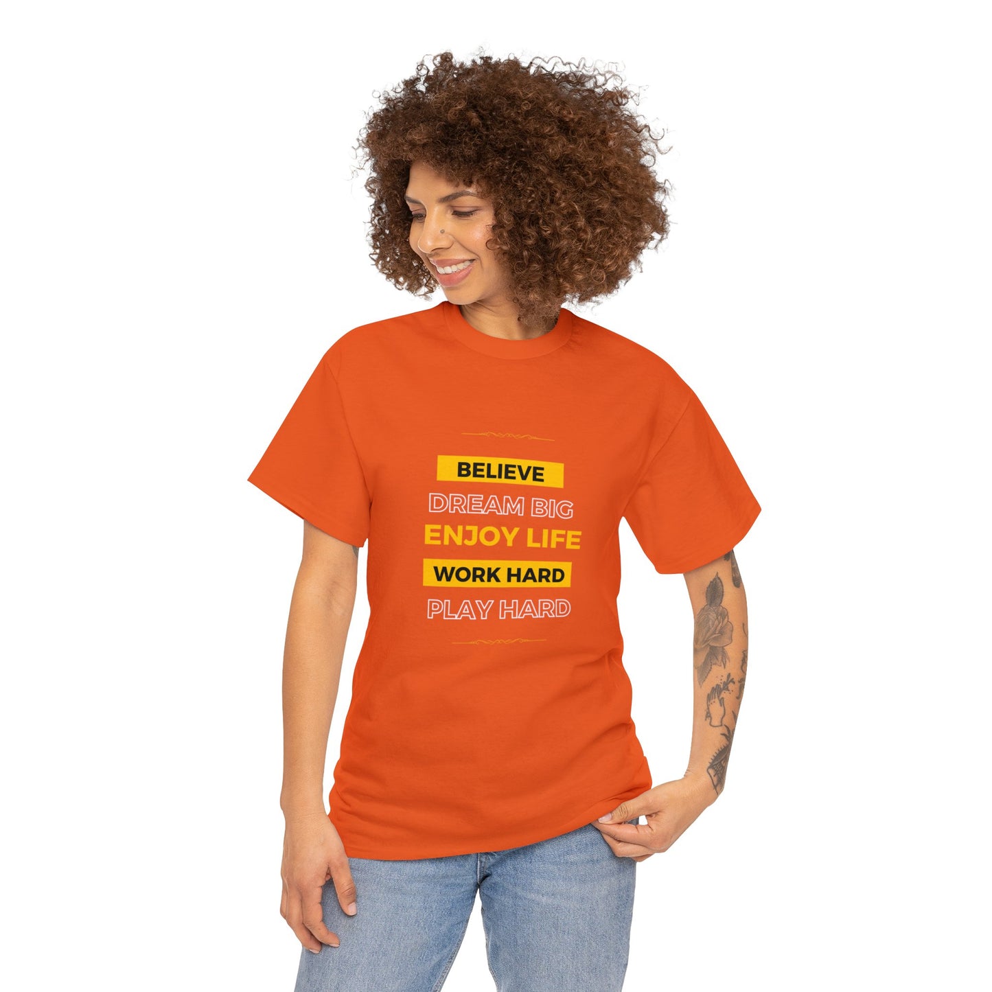 Believe T-shirt Gold