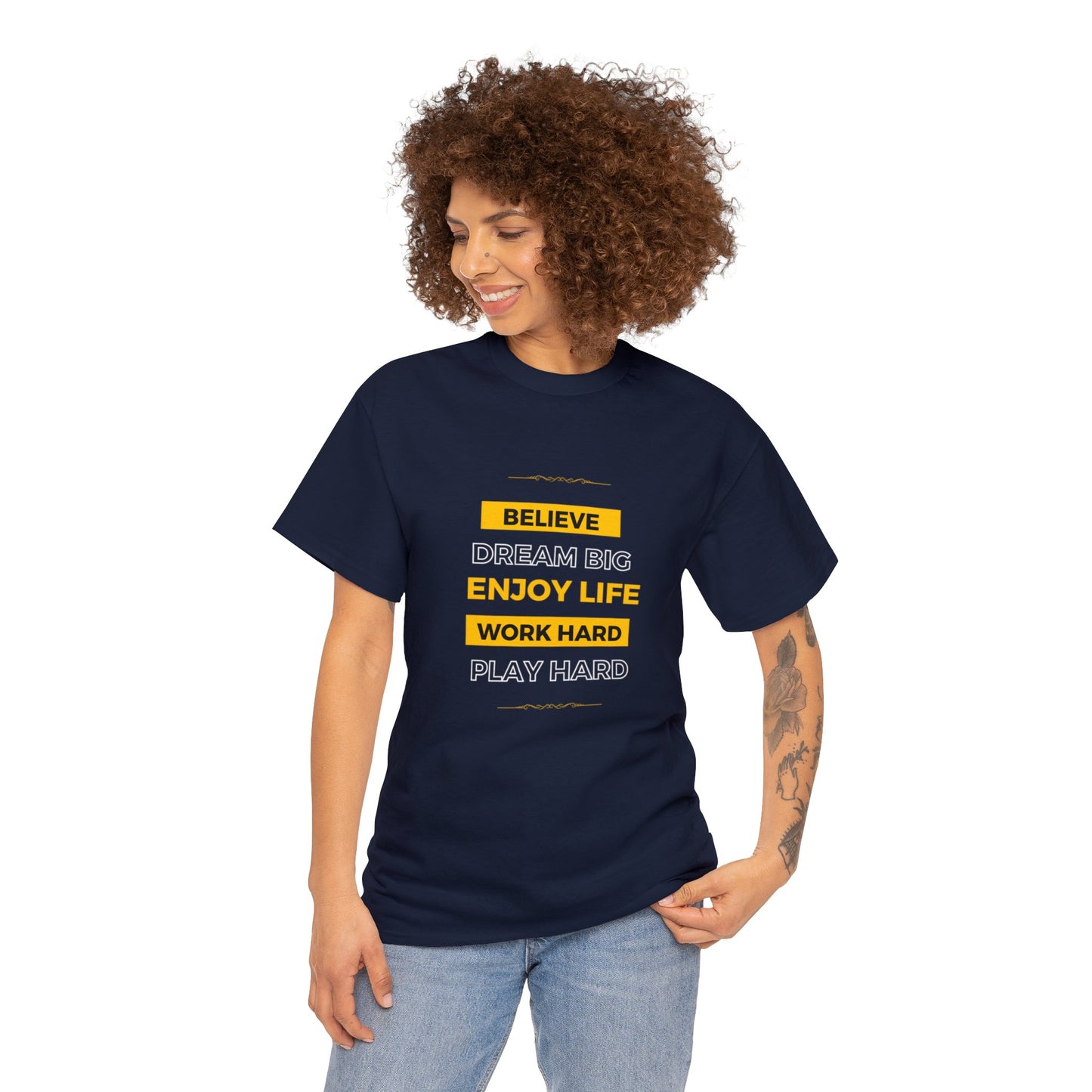 Believe T-shirt Gold