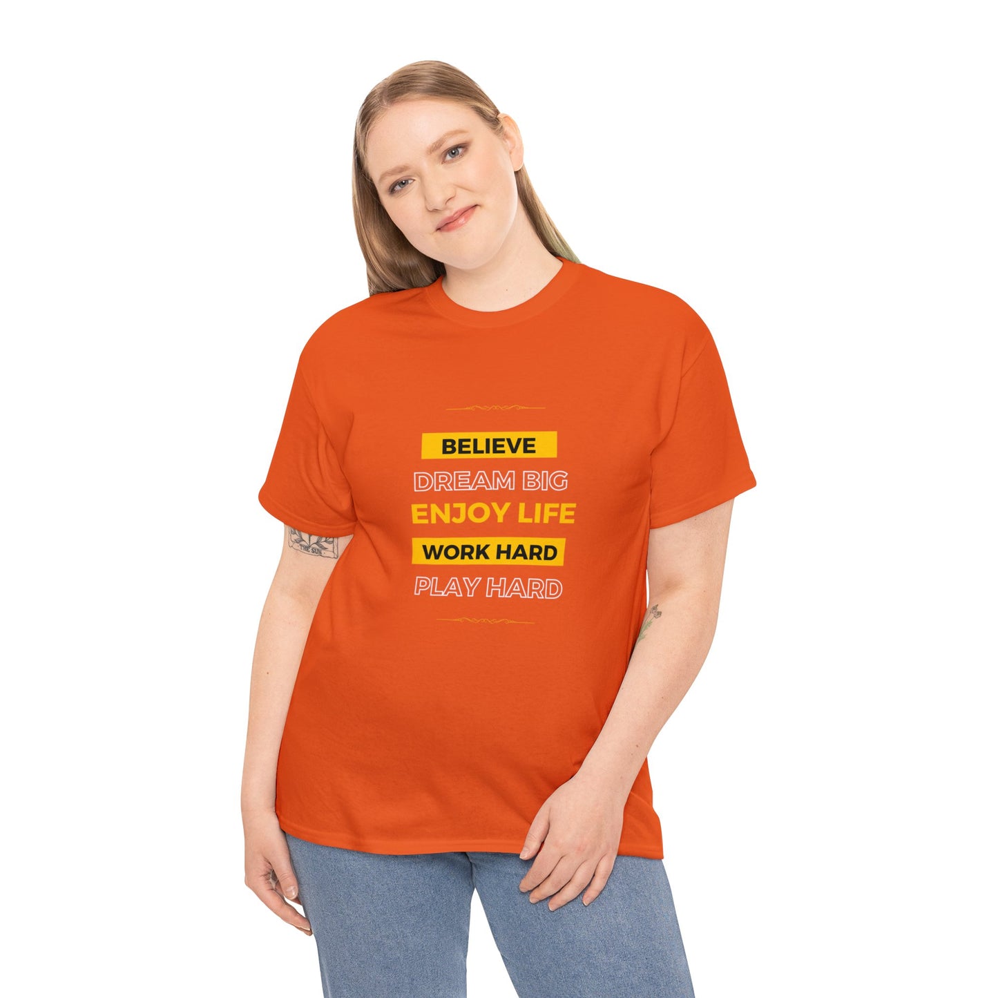 Believe T-shirt Gold