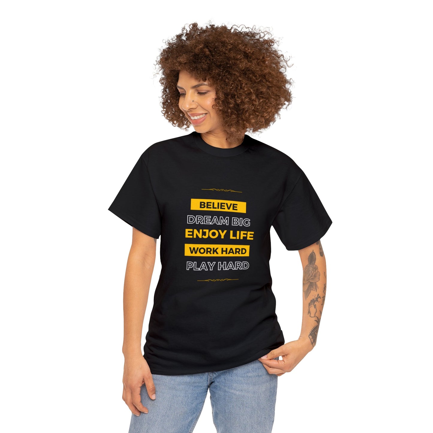Believe T-shirt Gold