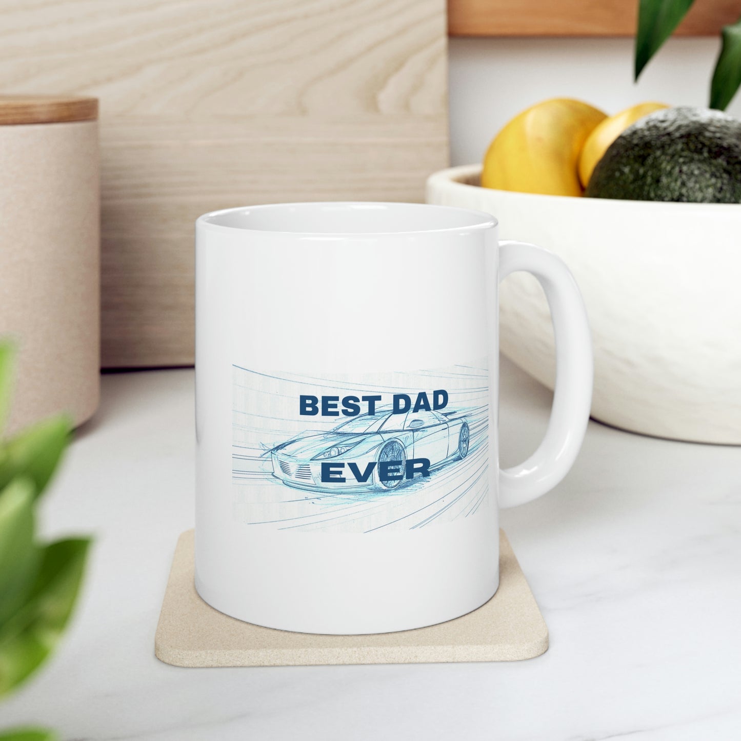 Best Dad Ever Car Coffee Mug