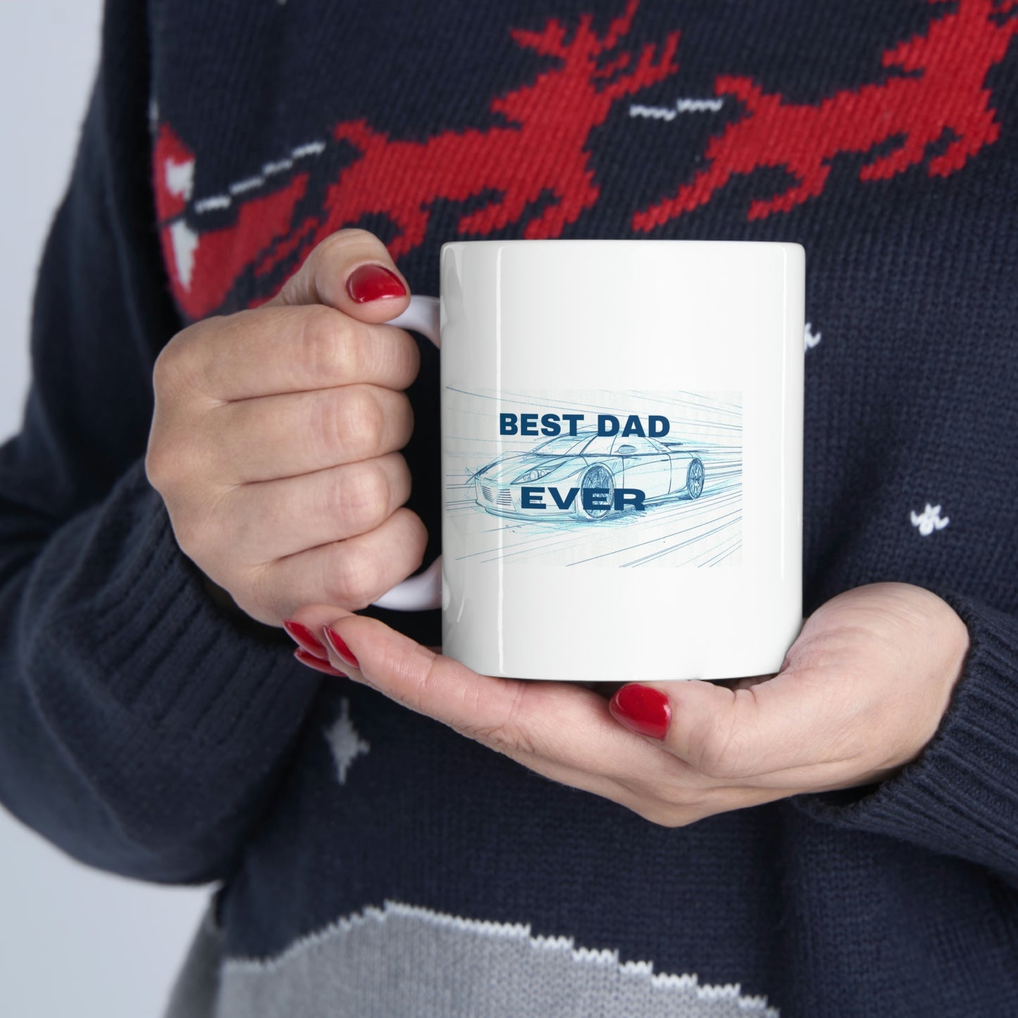 Best Dad Ever Car Coffee Mug