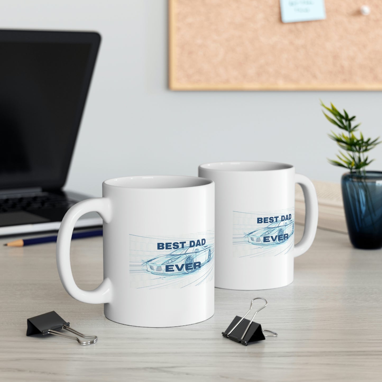 Best Dad Ever Car Coffee Mug